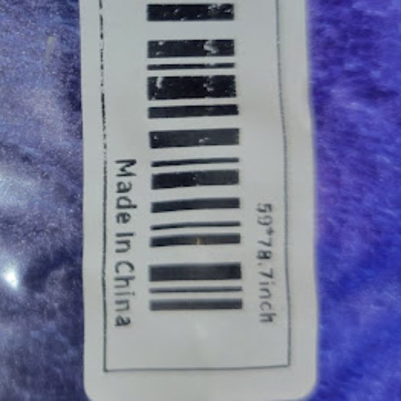 Beautiful, Extra Soft Butterfly Flannel Blanket in Purples, Blues, Pinks 59"x78" - Picture 5 of 5